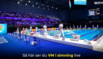 Så här ser du VM i simning live i 2026